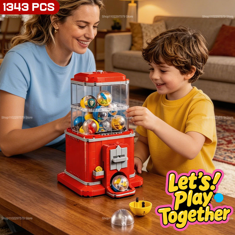 Arcade Toy Vending Machine - 1343 PCS Vending Machine Building Blocks