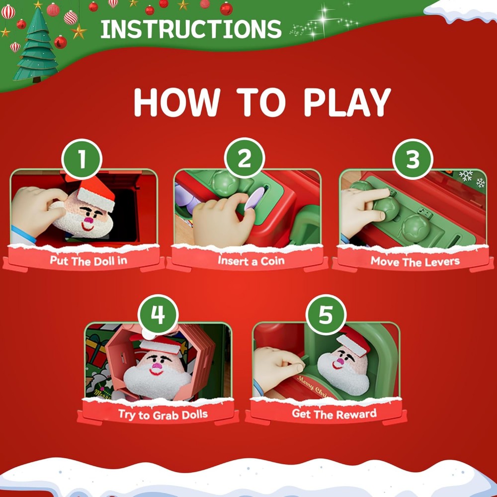 Christmas Claw Machine For Kid - Arcade And Vending recension och pris