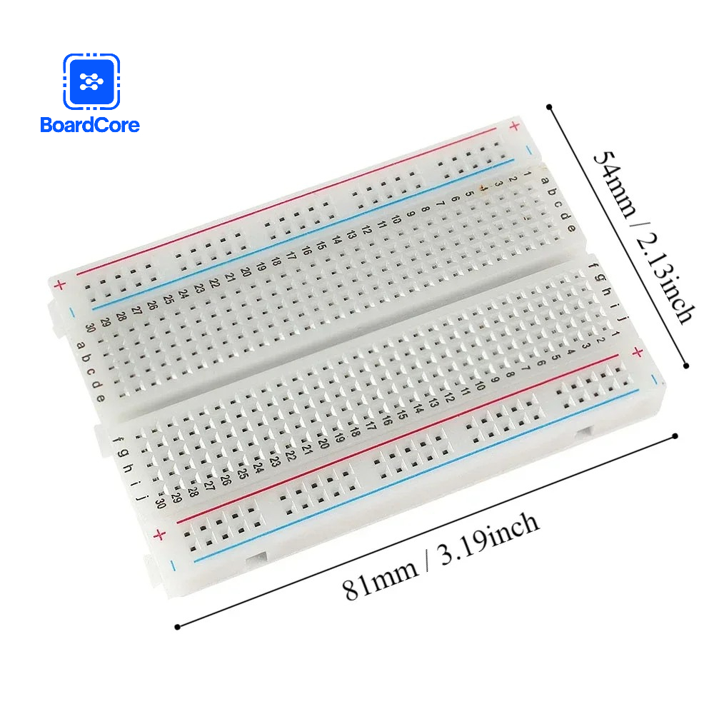 400 Hole Solderless Breadboard - Arduino Vending Machine Project recension och pris