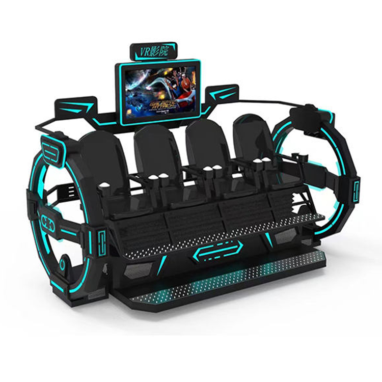 High Quality Theme Park 4 Seat - 9D Vr Simulator recension och pris