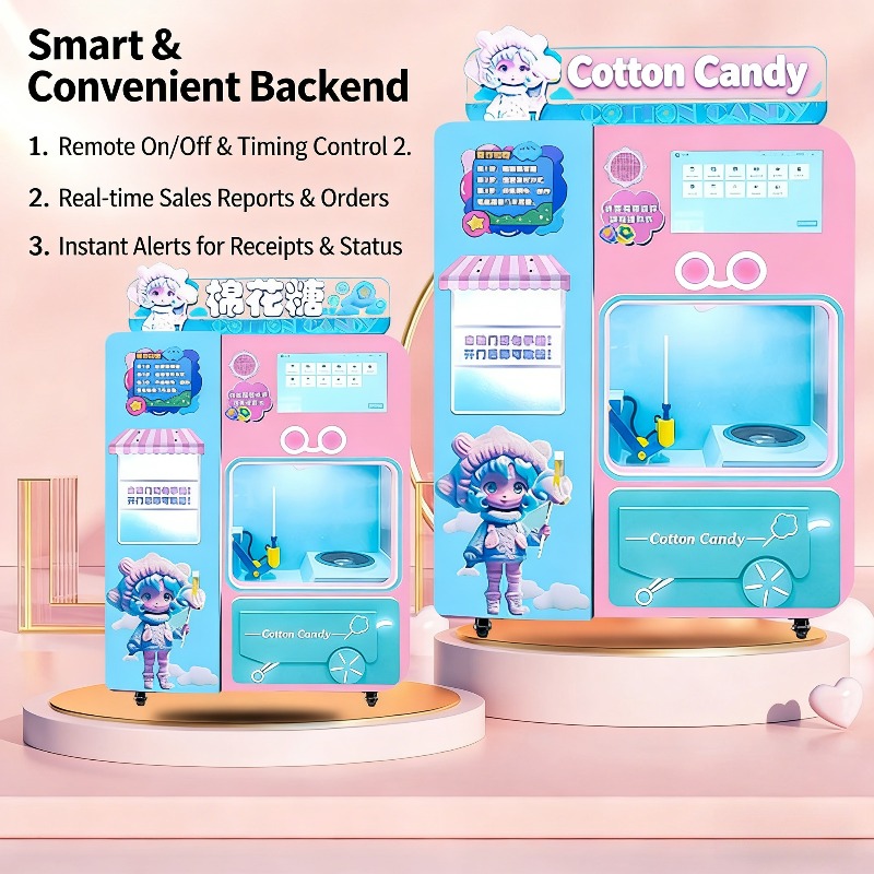 FOB Automatic Cotton Candy Ven - Candy Vending Machine recension och pris