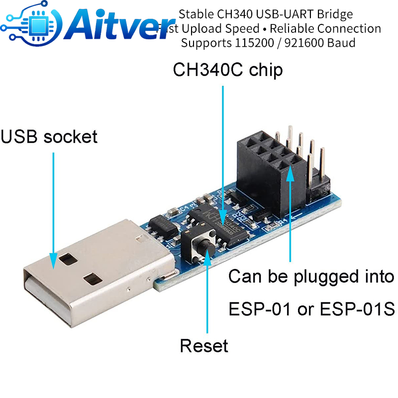 ESP01 Programmer Adapter USB t - Arduino Vending Machine Project recension och pris