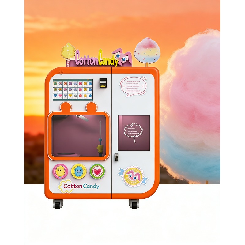 Fully Automatic Cotton Candy V - Candy Vending Machine recension och pris
