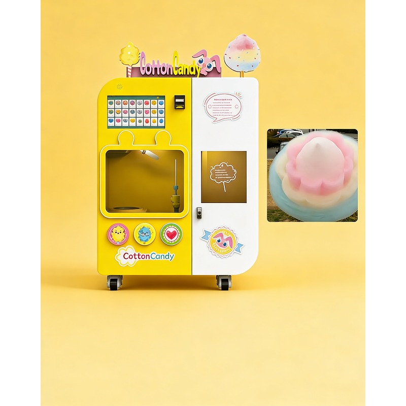 Fully Automatic Cotton Candy V - Candy Vending Machine recension och pris