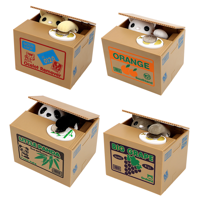 Cat Panda Stealing Coin Money  - Coin Operated Kiddie Ride recension och pris