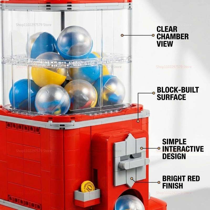 1343 PCS Vending Machine Build - Arcade Toy Vending Machine recension och pris