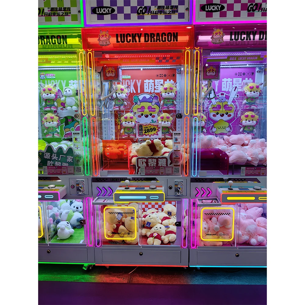 #New Colorful Claw Machine Luc - Arcade Toy Vending Machine recension och pris