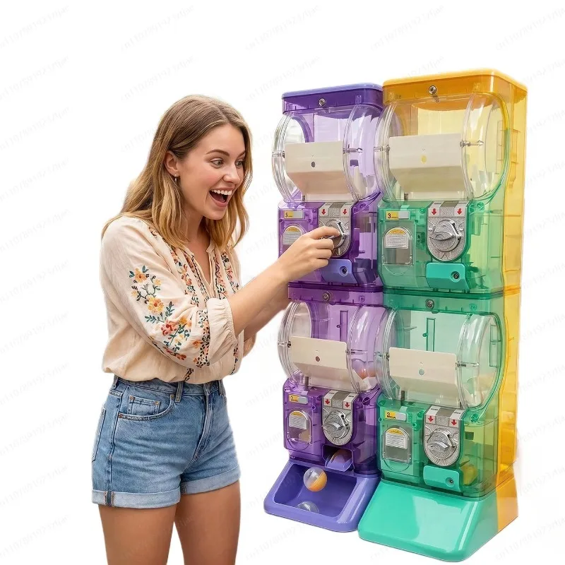 Transparent White Two Tier Gas - Arcade And Vending recension och pris