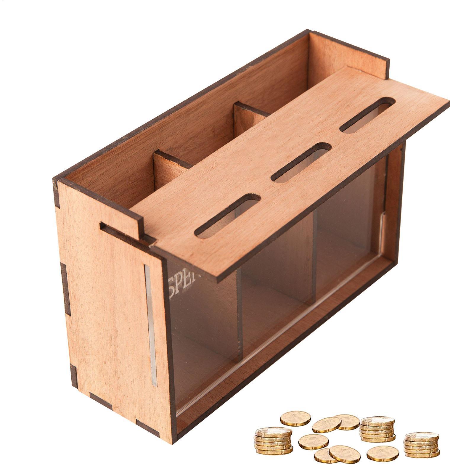 Save Money Box 3 Compartments  - Coin Operated Kiddie Ride recension och pris